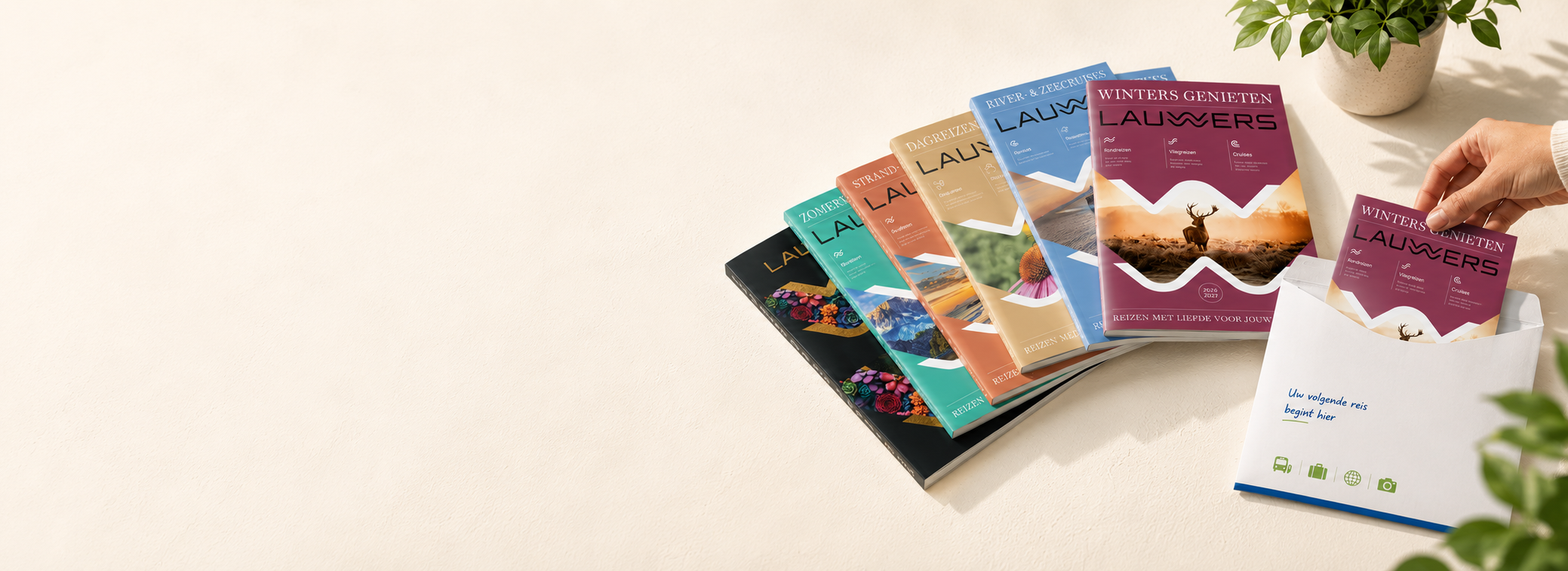 Reizen lauwers brochures